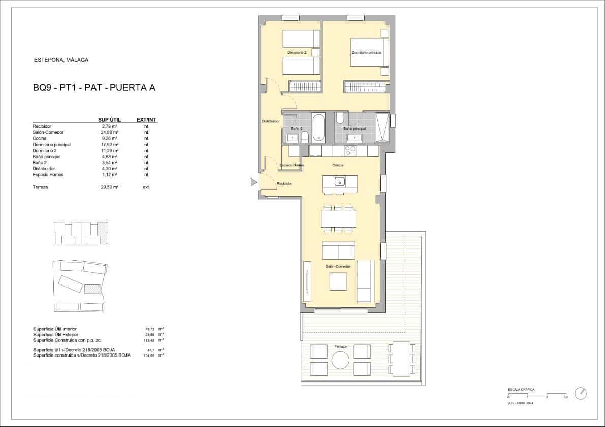 2 sypialnia Mieszkanie na sprzedaż w Estepona z basenem garażem - 453 000 € (Ref: 8863728)