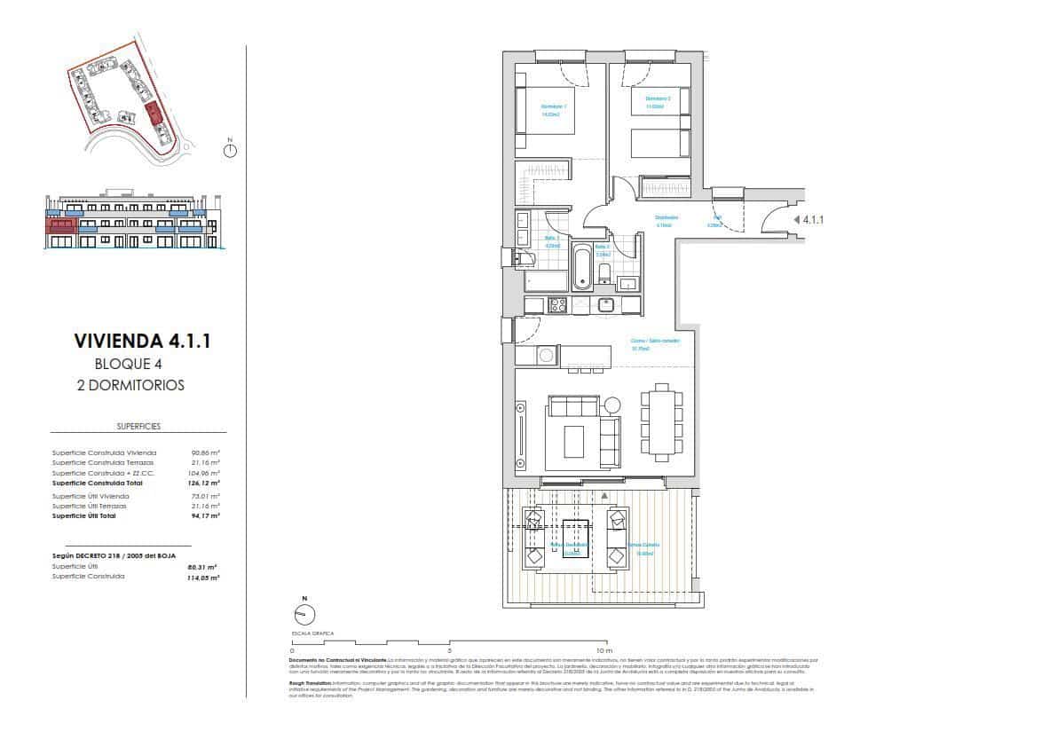 2 camera da letto Appartamento in vendita in Casares con piscina garage - 455.000 € (Rif: 8863730)
