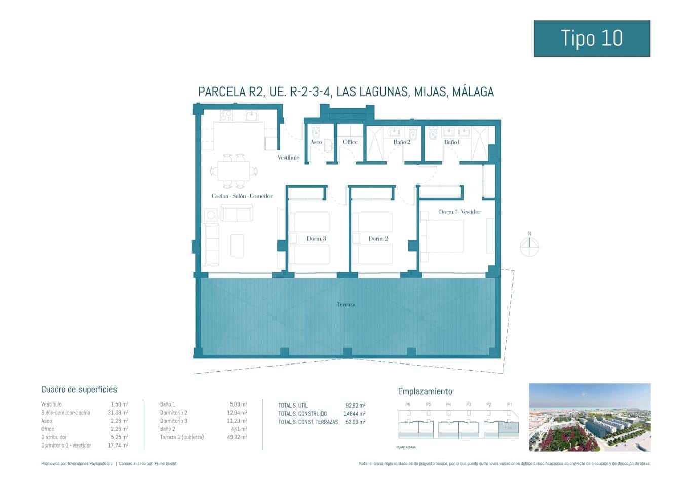 3 soverom Leilighet til salgs i Mijas med svømmebasseng garasje - € 467 100 (Ref: 8863746)
