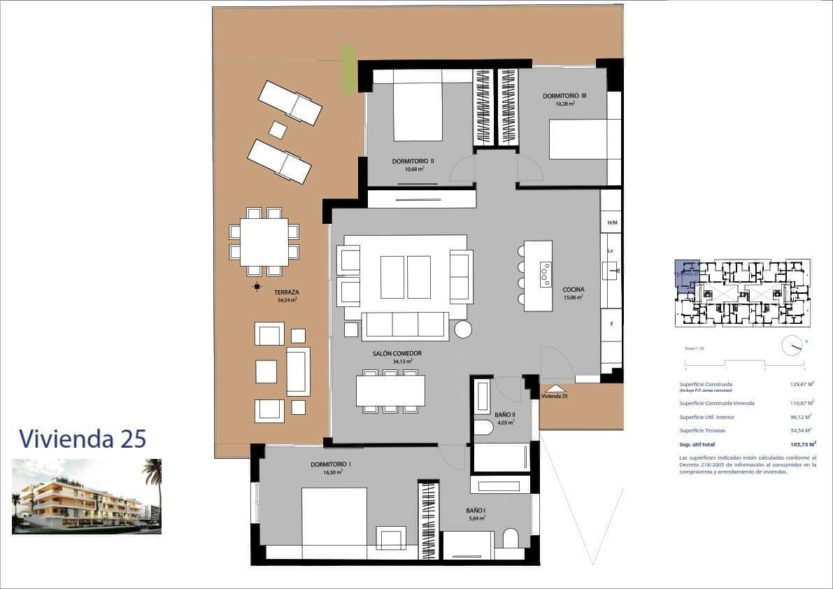 3 makuuhuone Asunto myytävänä paikassa Marbella mukana 
autotalli - 680 450 € (Ref: 8865706)
