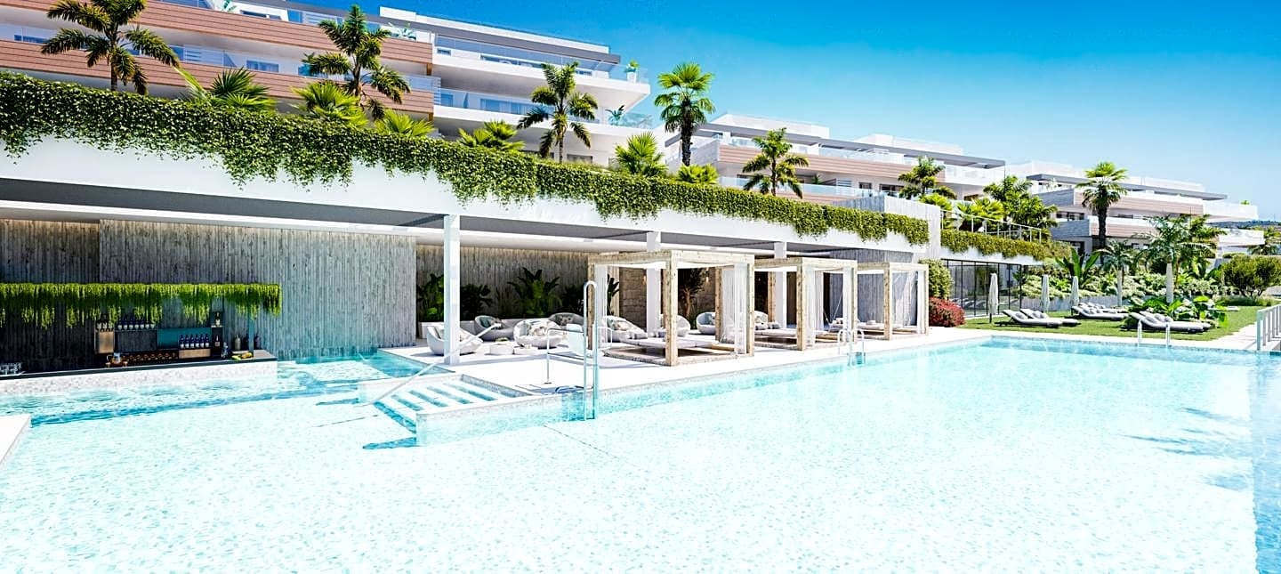 3 sypialnia Mieszkanie na sprzedaż w Marbella z basenem garażem - 1 020 000 € (Ref: 8866352)