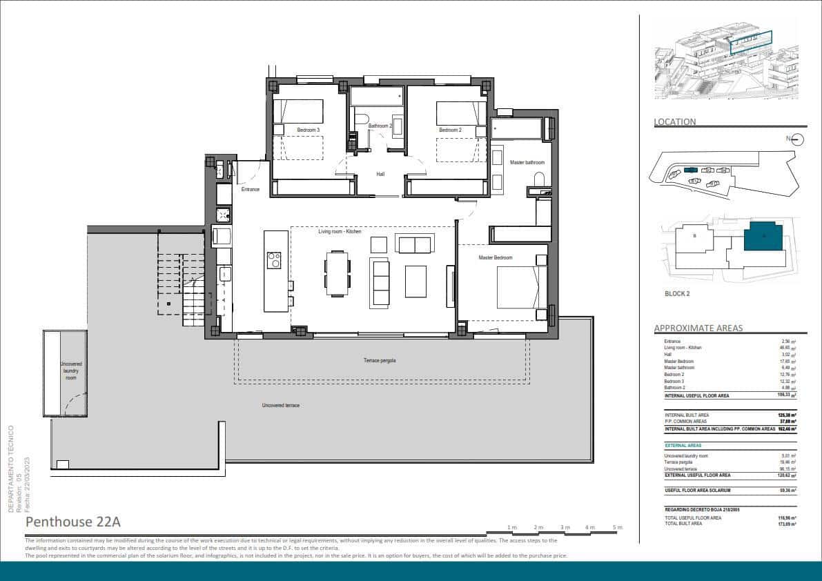 3 sypialnia Mieszkanie na sprzedaż w Marbella z basenem garażem - 1 020 000 € (Ref: 8866352)