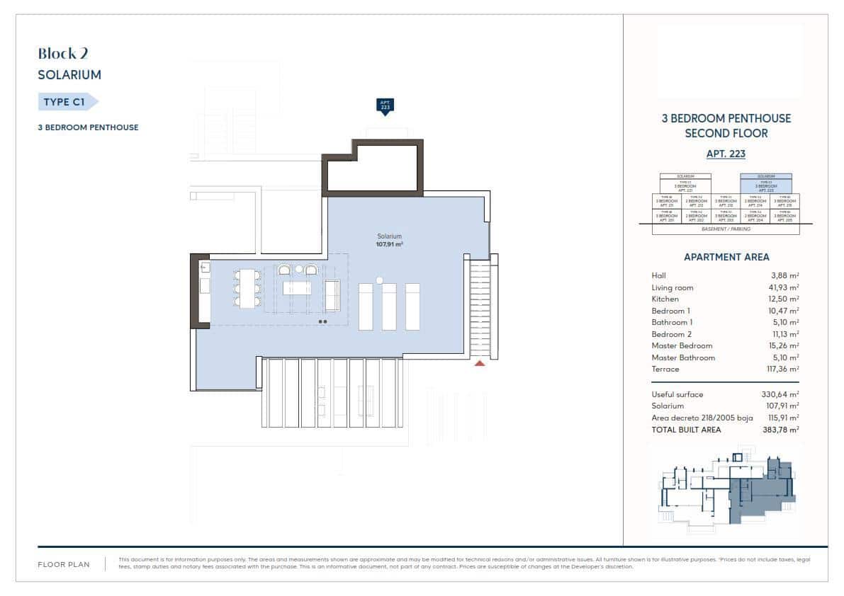 3 makuuhuone Asunto myytävänä paikassa Estepona mukana uima-altaan 
autotalli - 850 000 € (Ref: 8881028)