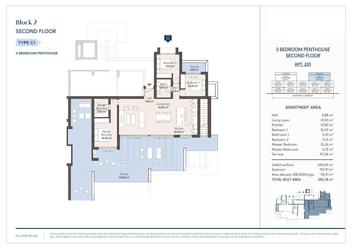 3 makuuhuone Asunto myytävänä paikassa Estepona mukana uima-altaan 
autotalli - 850 000 € (Ref: 8881028)