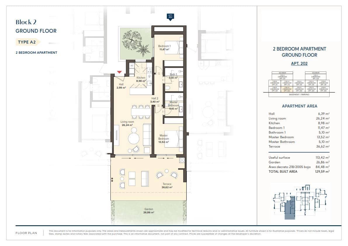 Piso de 2 habitaciones en Estepona en venta con piscina garaje - 495.000 € (Ref: 8881032)