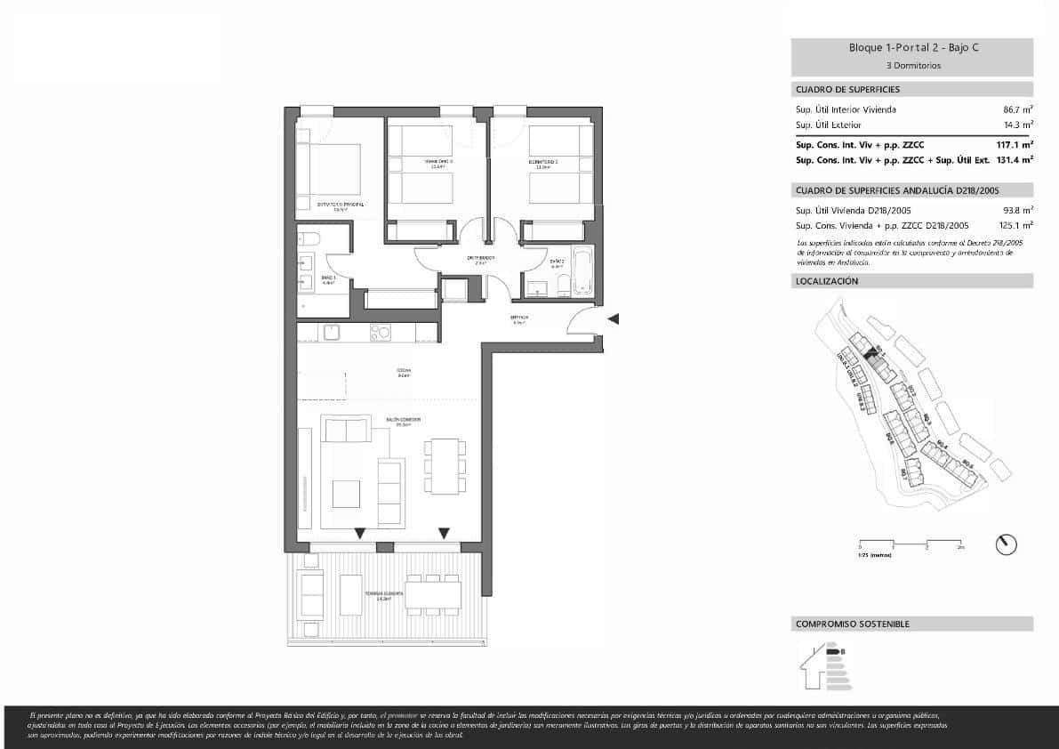 3 slaapkamer Flat te koop in New Golden Mile met zwembad garage - € 391.000 (Ref: 8881035)