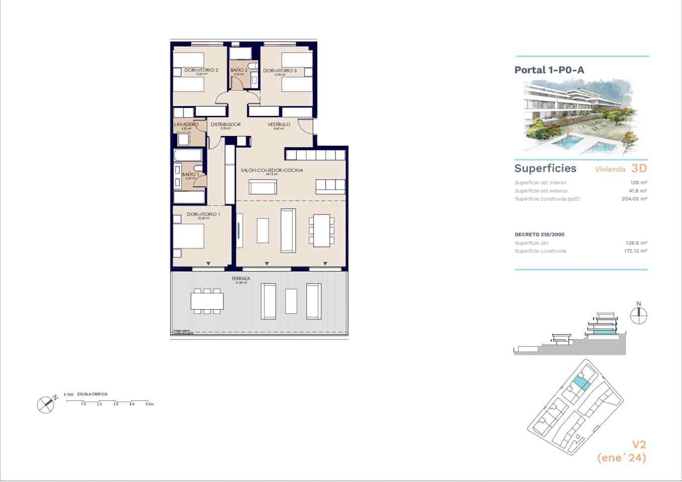3 quarto Apartamento para venda em Estepona com piscina garagem - 750 000 € (Ref: 8912233)