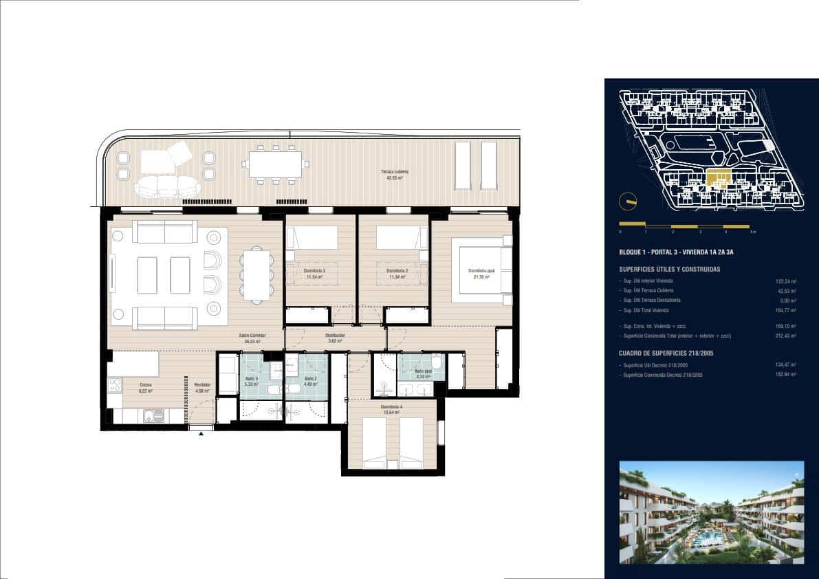 4 sovrum Lägenhet till salu i Marbella med pool garage - 1 100 000 € (Ref: 8931649)