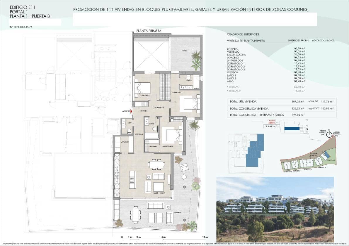 3 soveværelse Lejlighed til salg i Estepona med swimmingpool garage - € 847.000 (Ref: 9031185)