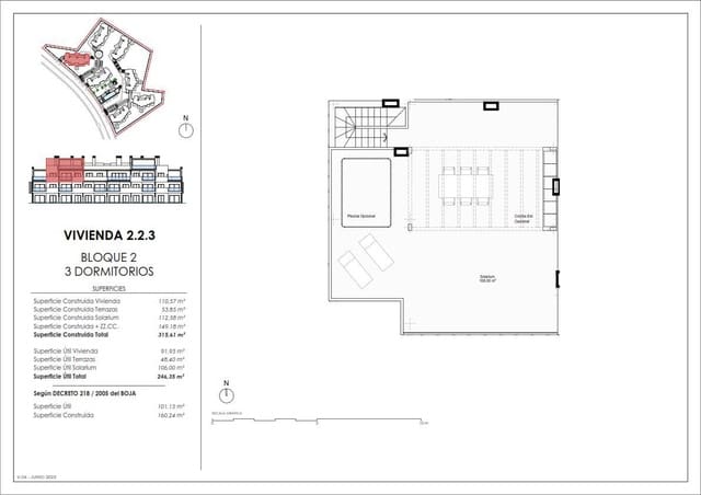 3 slaapkamer Flat te koop in Doña Julia Golf, Casares met zwembad garage - € 812.000 (Ref: 9038283)