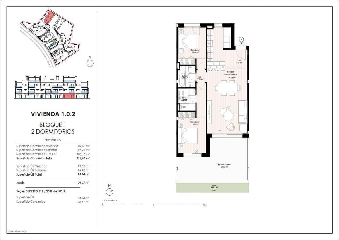 2 slaapkamer Flat te koop in Casares met zwembad garage - € 463.000 (Ref: 9038286)