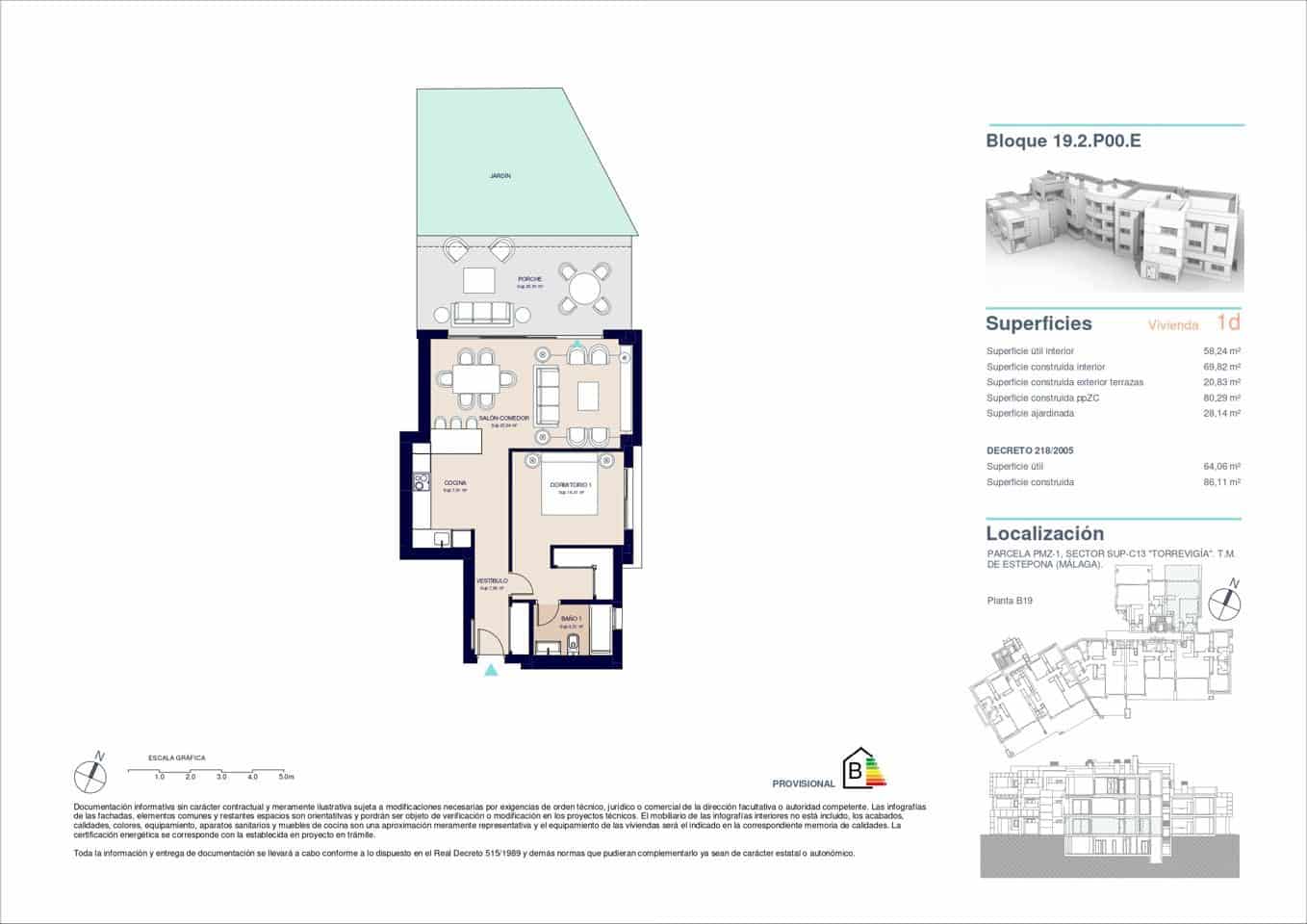 1 camera da letto Appartamento in vendita in New Golden Mile con piscina garage - 313.000 € (Rif: 9072409)