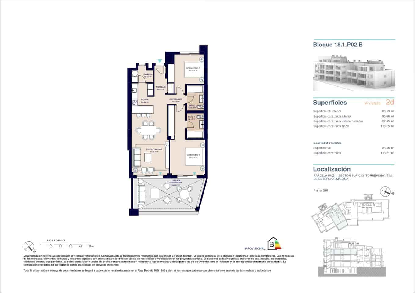 2 soverom Leilighet til salgs i New Golden Mile med svømmebasseng garasje - € 434 000 (Ref: 9072661)