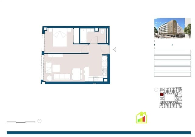 1 quarto Apartamento para venda em Puerto de Estepona, Estepona com piscina garagem - 295 000 € (Ref: 9118128)