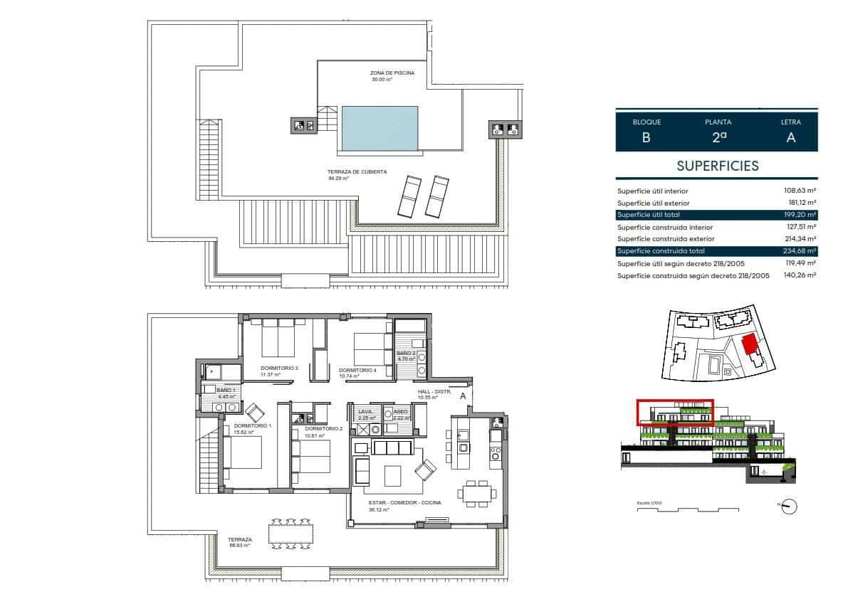 4 soveværelse Lejlighed til salg i Estepona med swimmingpool garage - € 891.000 (Ref: 9133800)