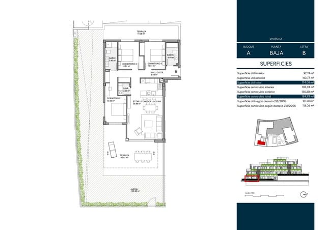 3 quarto Apartamento para venda em Guadalobón, Estepona com piscina garagem - 510 000 € (Ref: 9133801)