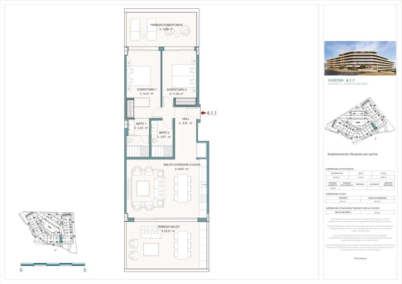 2 chambre Appartement à vendre à Estepona avec piscine garage - 610 000 € (Ref: 9181879)