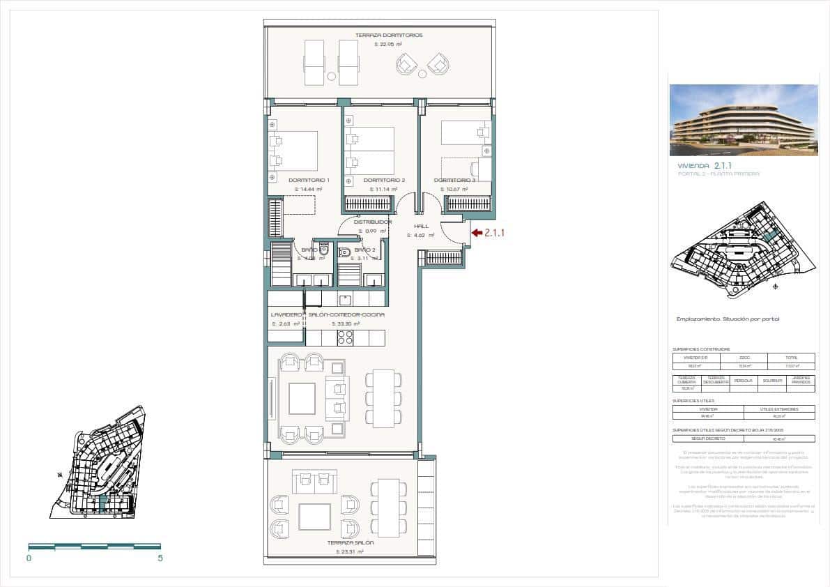 3 makuuhuone Asunto myytävänä paikassa Estepona mukana uima-altaan 
autotalli - 780 000 € (Ref: 9181882)