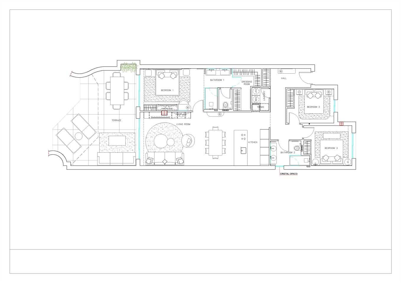 3 camera da letto Appartamento in vendita in New Golden Mile con piscina garage - 2.350.000 € (Rif: 9184461)