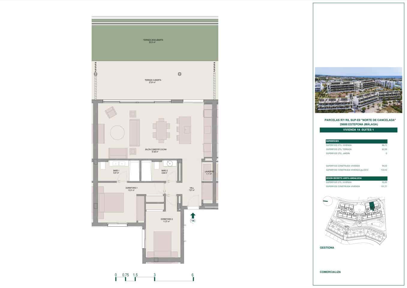 2 slaapkamer Flat te koop in New Golden Mile met zwembad garage - € 500.000 (Ref: 9193319)