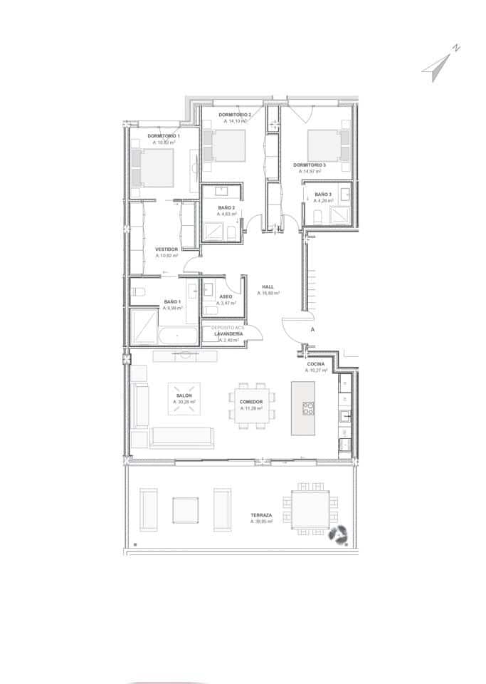 3 camera da letto Appartamento in vendita in Estepona con piscina garage - 1.408.830 € (Rif: 9207777)