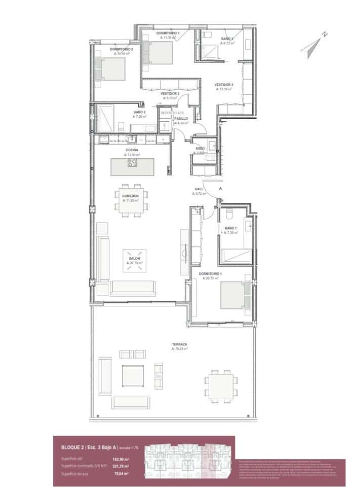 3 bedroom Flat for sale in New Golden Mile with pool garage - € 1,662,180 (Ref: 9207779)