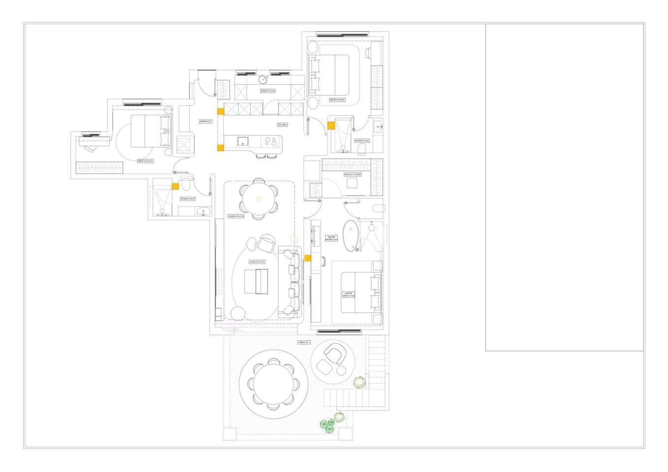 3 makuuhuone Asunto myytävänä paikassa New Golden Mile mukana uima-altaan 
autotalli - 2 995 000 € (Ref: 9207844)