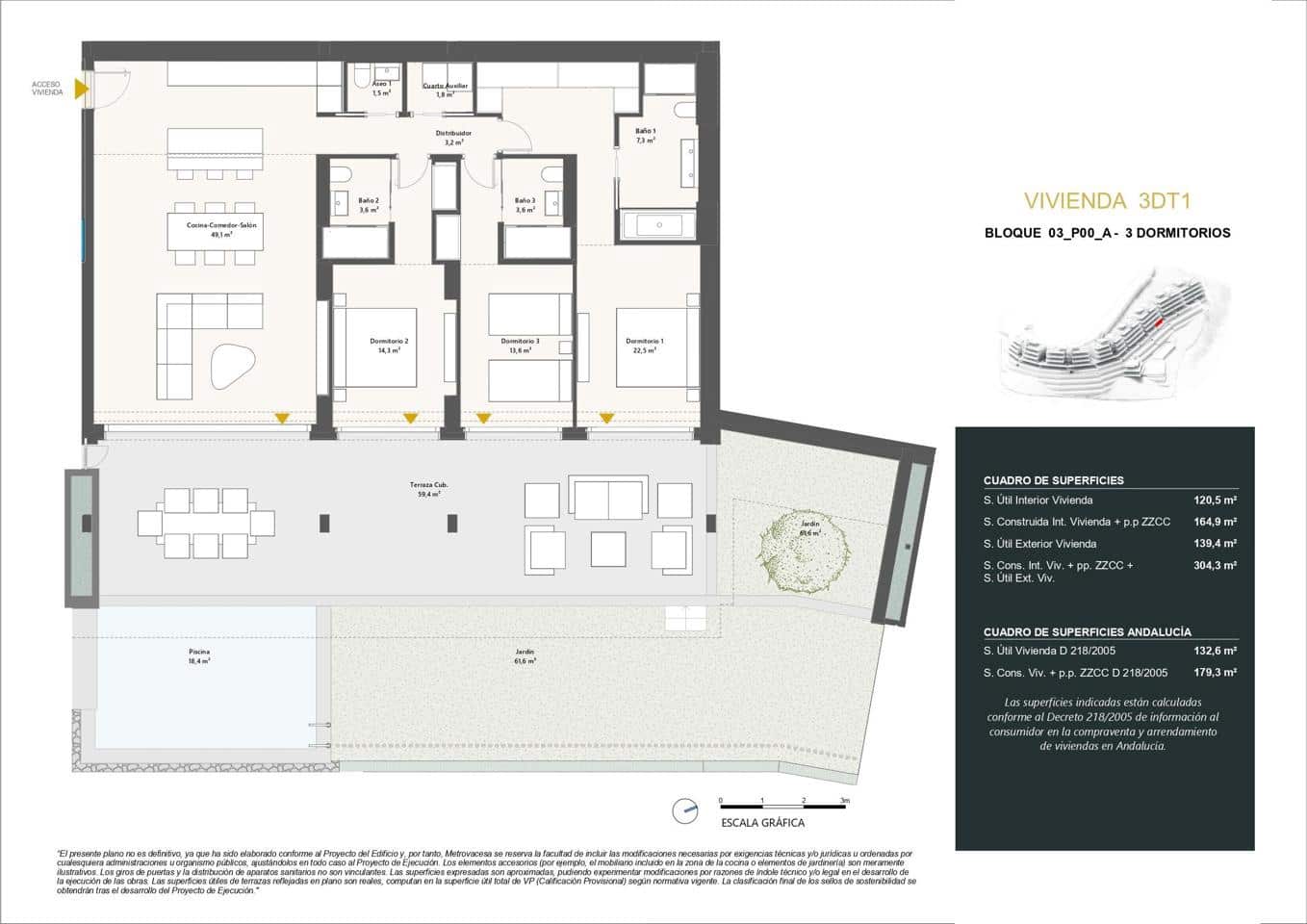 3 quarto Apartamento para venda em Benahavis com piscina garagem - 1 430 000 € (Ref: 9211358)