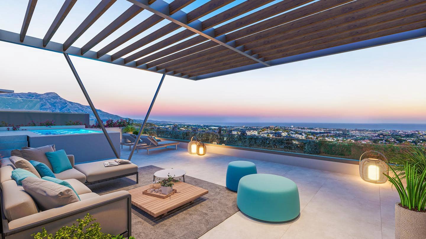 3 quarto Apartamento para venda em Benahavis com piscina garagem - 1 430 000 € (Ref: 9211358)