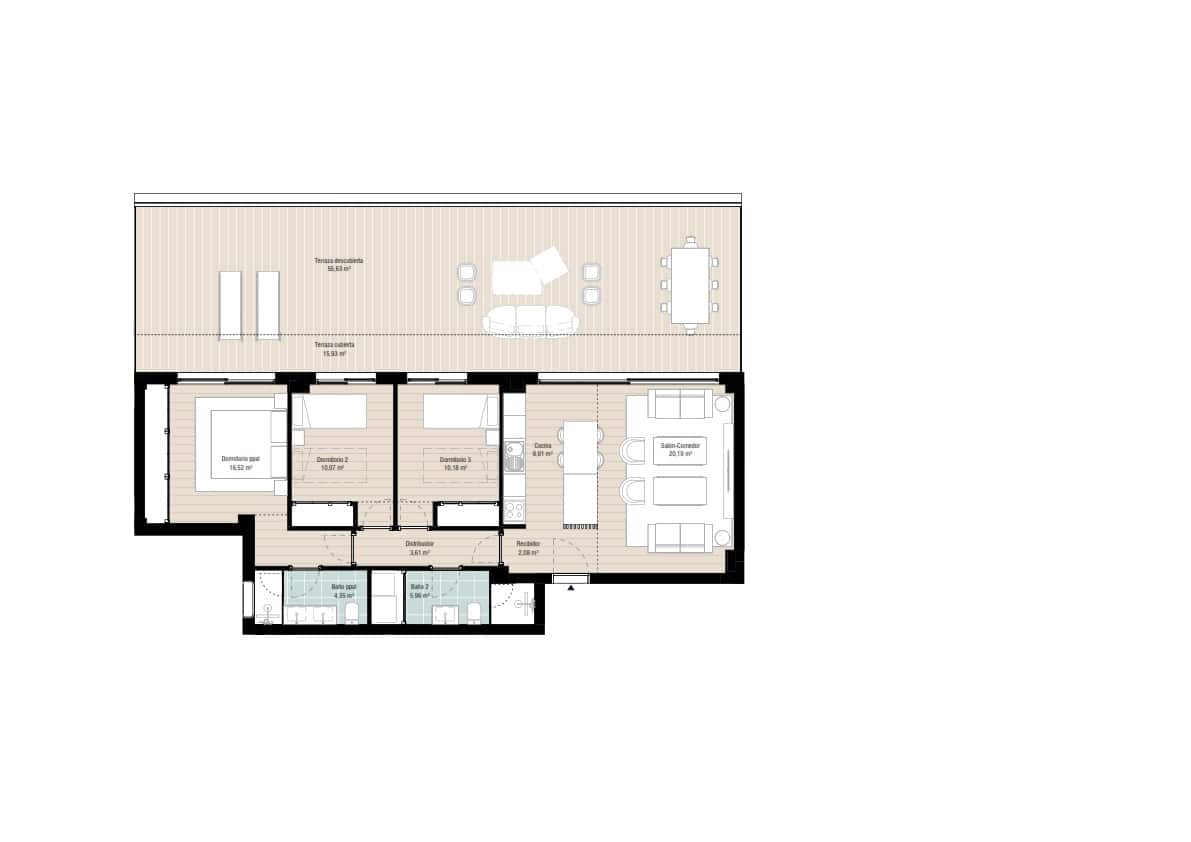 3 soveværelse Lejlighed til salg i Marbella med swimmingpool garage - € 1.150.000 (Ref: 9216346)