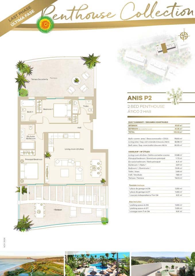 2 makuuhuone Asunto myytävänä paikassa La Alcaidesa mukana uima-altaan 
autotalli - 709 000 € (Ref: 9227976)