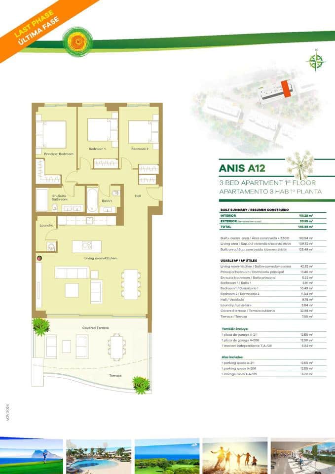 3 quarto Apartamento para venda em La Alcaidesa com piscina garagem - 595 000 € (Ref: 9227977)