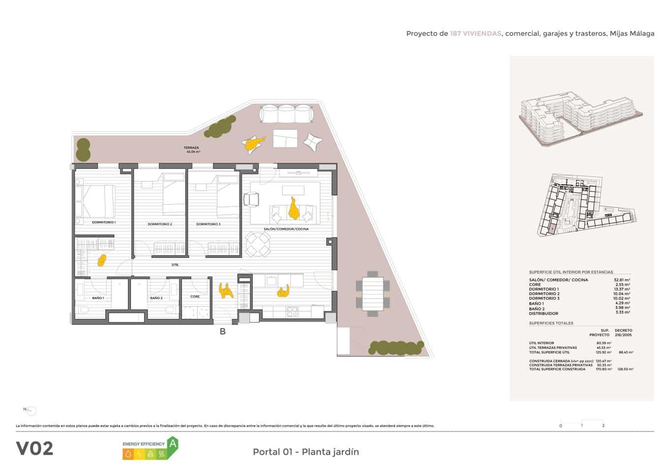 3 quarto Apartamento para venda em Las Lagunas de Mijas com piscina garagem - 633 938 € (Ref: 9246190)