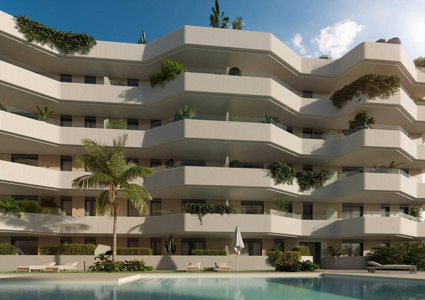 3 quarto Apartamento para venda em Las Lagunas de Mijas com piscina garagem - 633 938 € (Ref: 9246190)