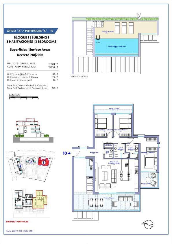 3 makuuhuone Asunto myytävänä paikassa Estepona mukana uima-altaan 
autotalli - 1 100 000 € (Ref: 9352869)