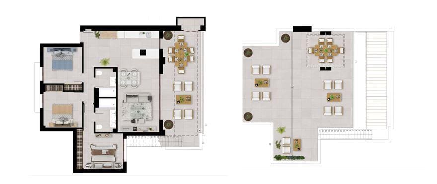 3 quarto Apartamento para venda em Marbella com piscina garagem - 590 000 € (Ref: 9405847)