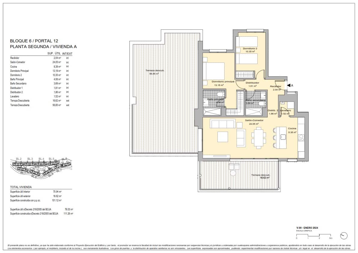 2 slaapkamer Flat te koop in Casares met zwembad garage - € 405.000 (Ref: 9414854)