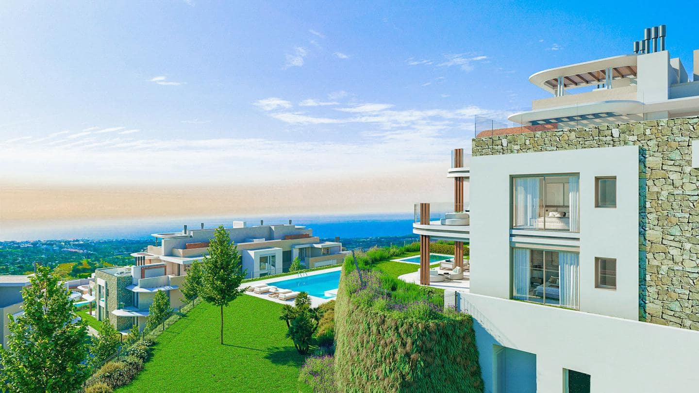 4 sypialnia Mieszkanie na sprzedaż w Benahavis z basenem garażem - 2 400 000 € (Ref: 9415176)