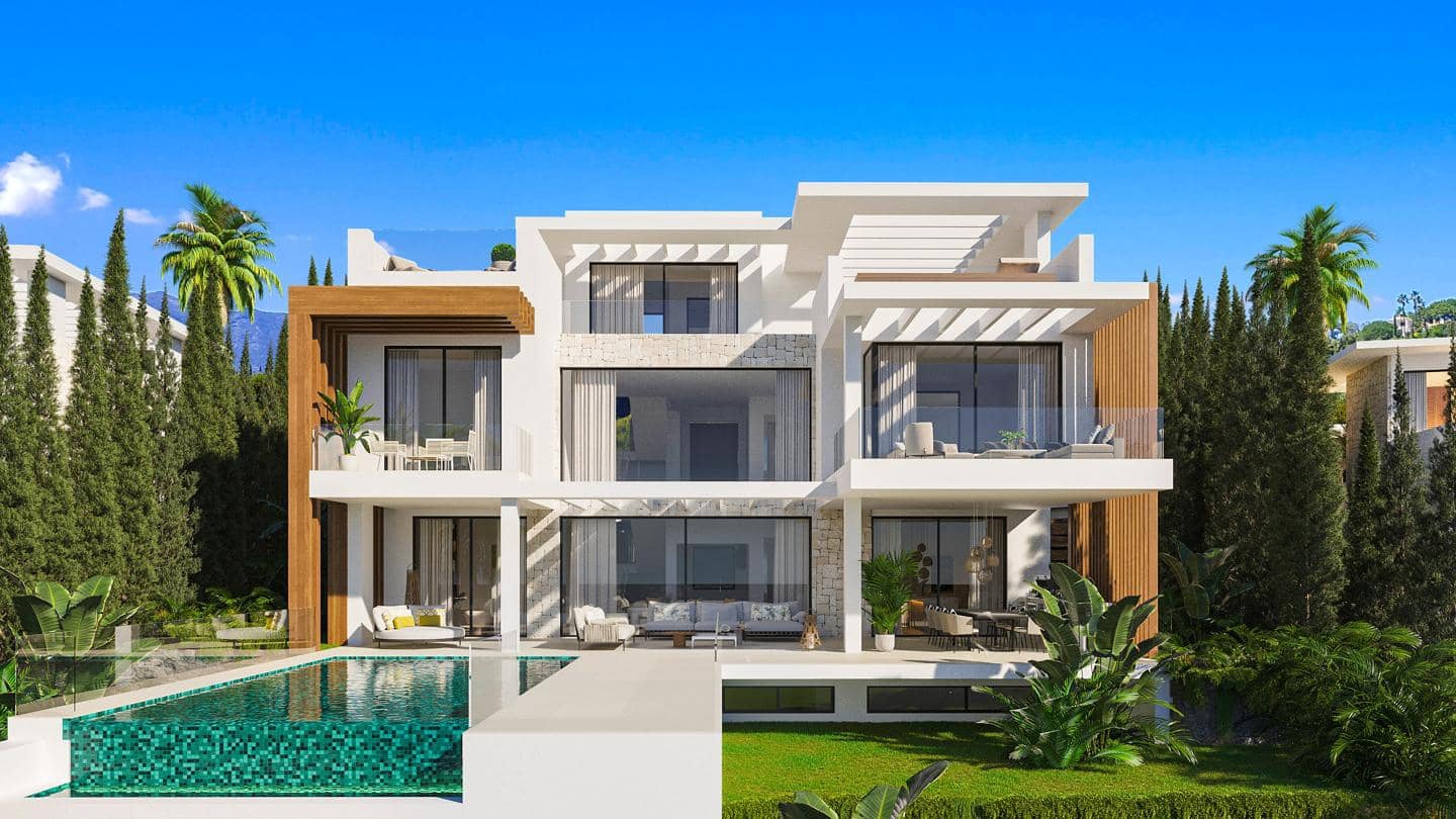 Chalet de 3 habitaciones en New Golden Mile en venta con piscina garaje - 3.150.000 € (Ref: 9422036)