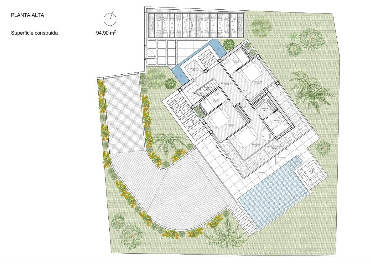 5 quarto Moradia para venda em Buenas Noches com piscina garagem - 2 000 000 € (Ref: 9447346)