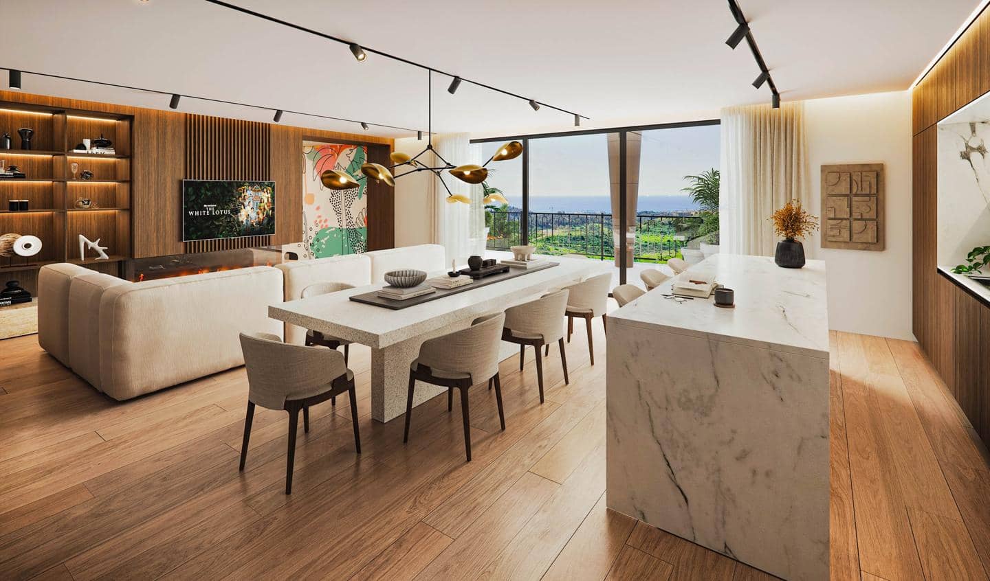 2 sypialnia Mieszkanie na sprzedaż w Mijas z basenem garażem - 727 000 € (Ref: 9448499)