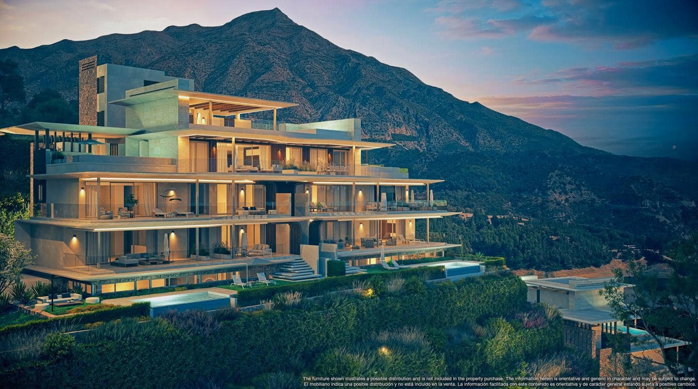 Piso de 2 habitaciones en Benahavís en venta con piscina garaje - 1.800.000 € (Ref: 9450147)