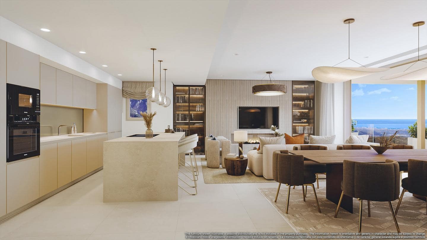 Piso de 2 habitaciones en Benahavís en venta con piscina garaje - 1.800.000 € (Ref: 9450147)