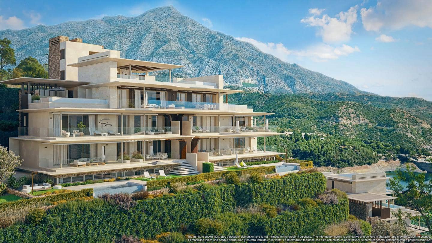 Piso de 2 habitaciones en Benahavís en venta con piscina garaje - 1.800.000 € (Ref: 9450147)