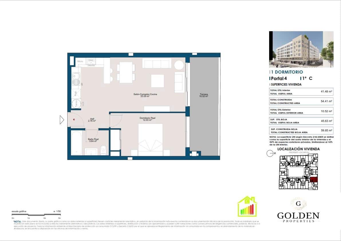 1 makuuhuone Asunto myytävänä paikassa Estepona mukana uima-altaan 
autotalli - 295 000 € (Ref: 9470012)