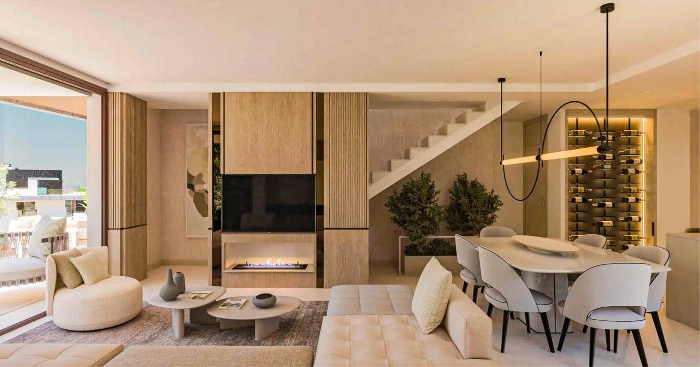 3 sypialnia Mieszkanie na sprzedaż w Marbella z basenem garażem - 740 000 € (Ref: 9475759)