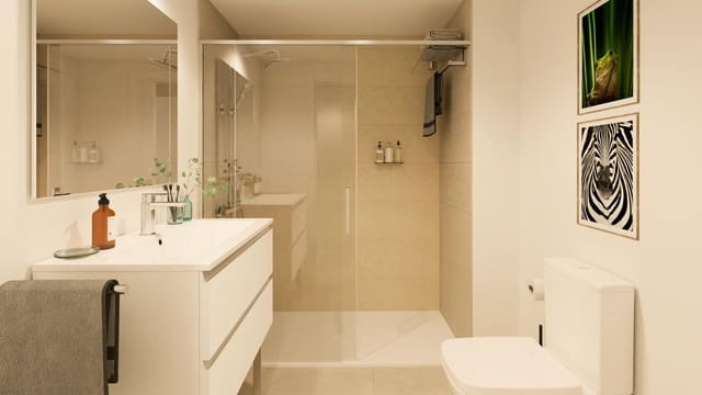 Piso de 3 habitaciones en El Faro de Calaburra - Chaparral, Mijas en venta con piscina garaje - 550.100 € (Ref: 9500577)