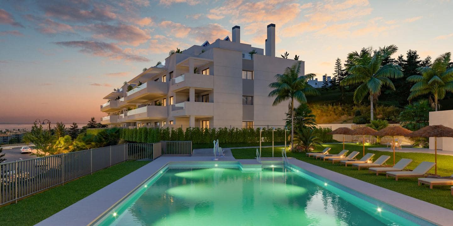 2 soveværelse Lejlighed til salg i Mijas med swimmingpool garage - € 423.600 (Ref: 9500578)