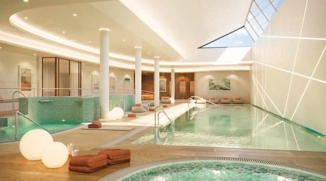 Piso de 2 habitaciones en El Velerín, Estepona en venta con piscina garaje - 457.000 € (Ref: 9503172)