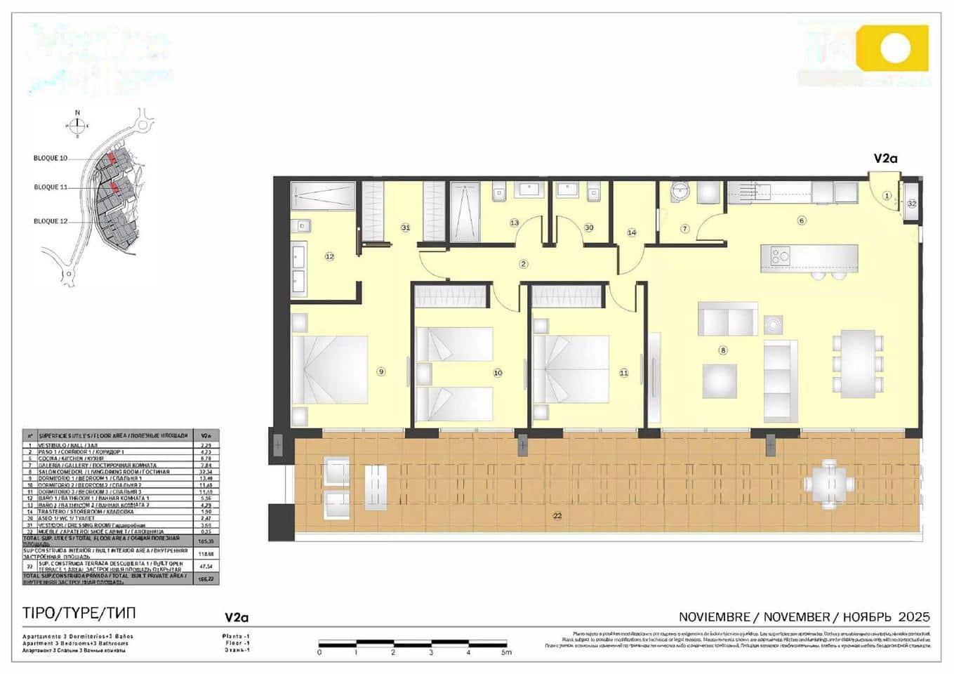 3 slaapkamer Flat te koop in Estepona met zwembad garage - € 725.000 (Ref: 9503607)